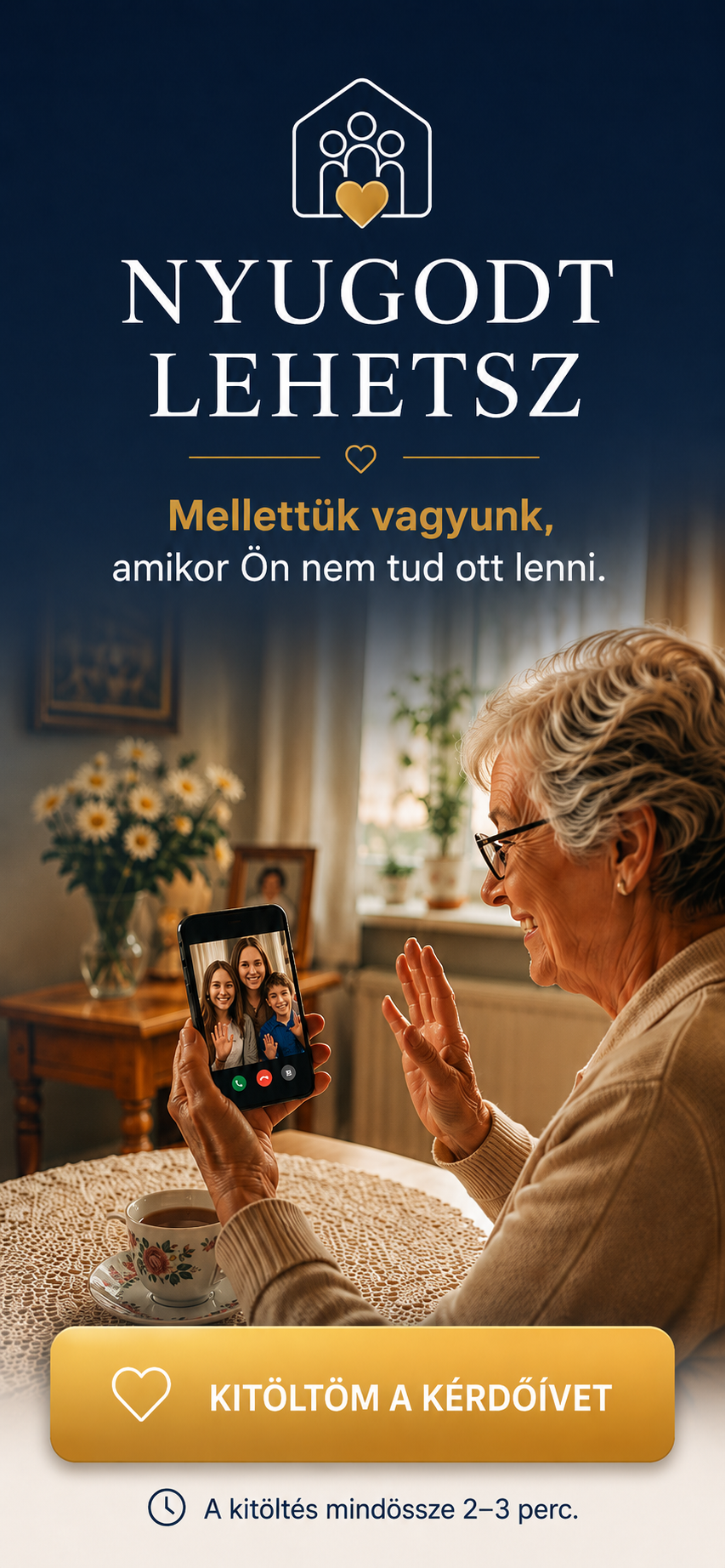 Nyugodt Lehetsz – segítség idős hozzátartozók mindennapjaiban
