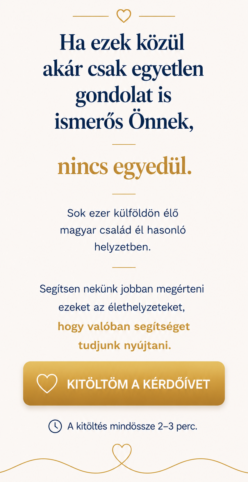 Kérdőív kitöltése – ossza meg velünk tapasztalatait
