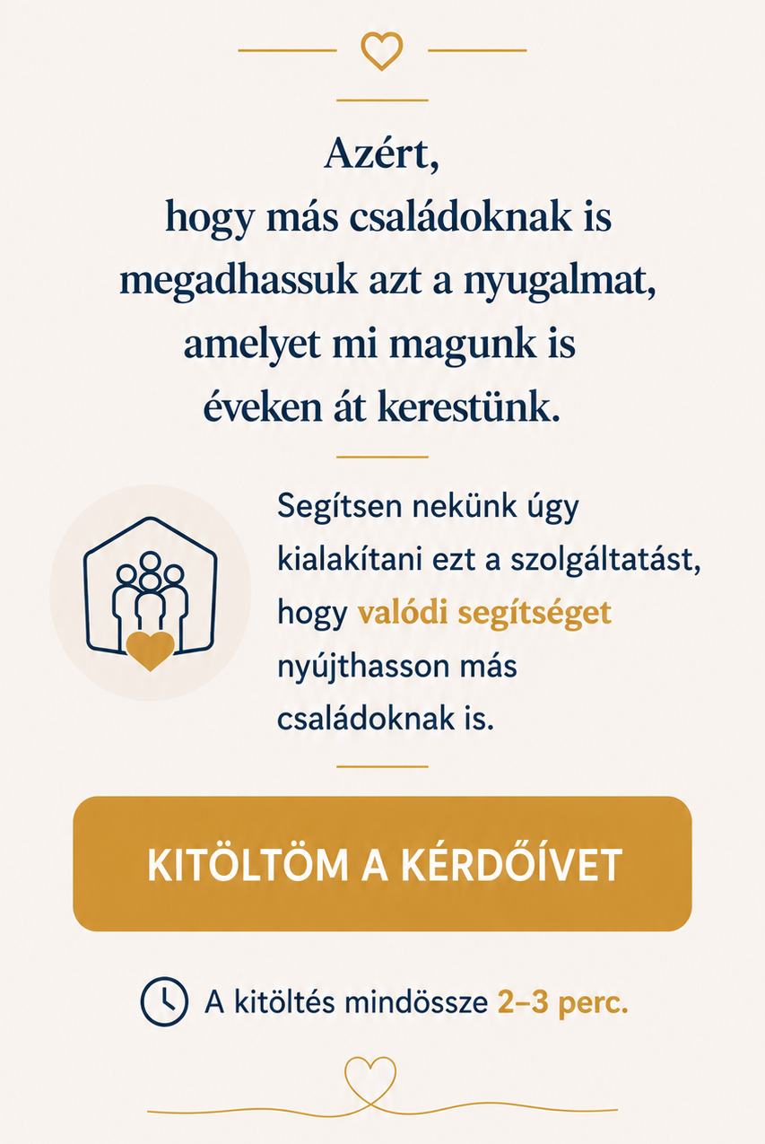 Kérdőív kitöltése – segítsen a szolgáltatás kialakításában