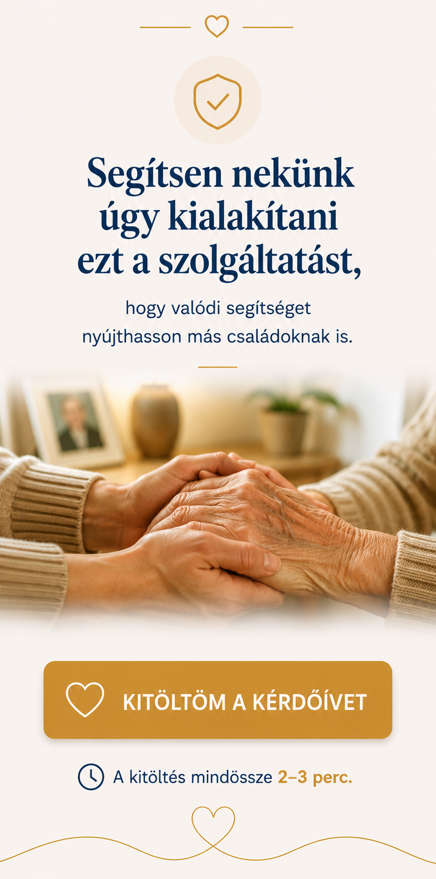 Kérdőív kitöltése – segítsen kialakítani a szolgáltatást